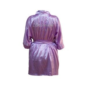 Purple Bridesmaid Satin Robe
